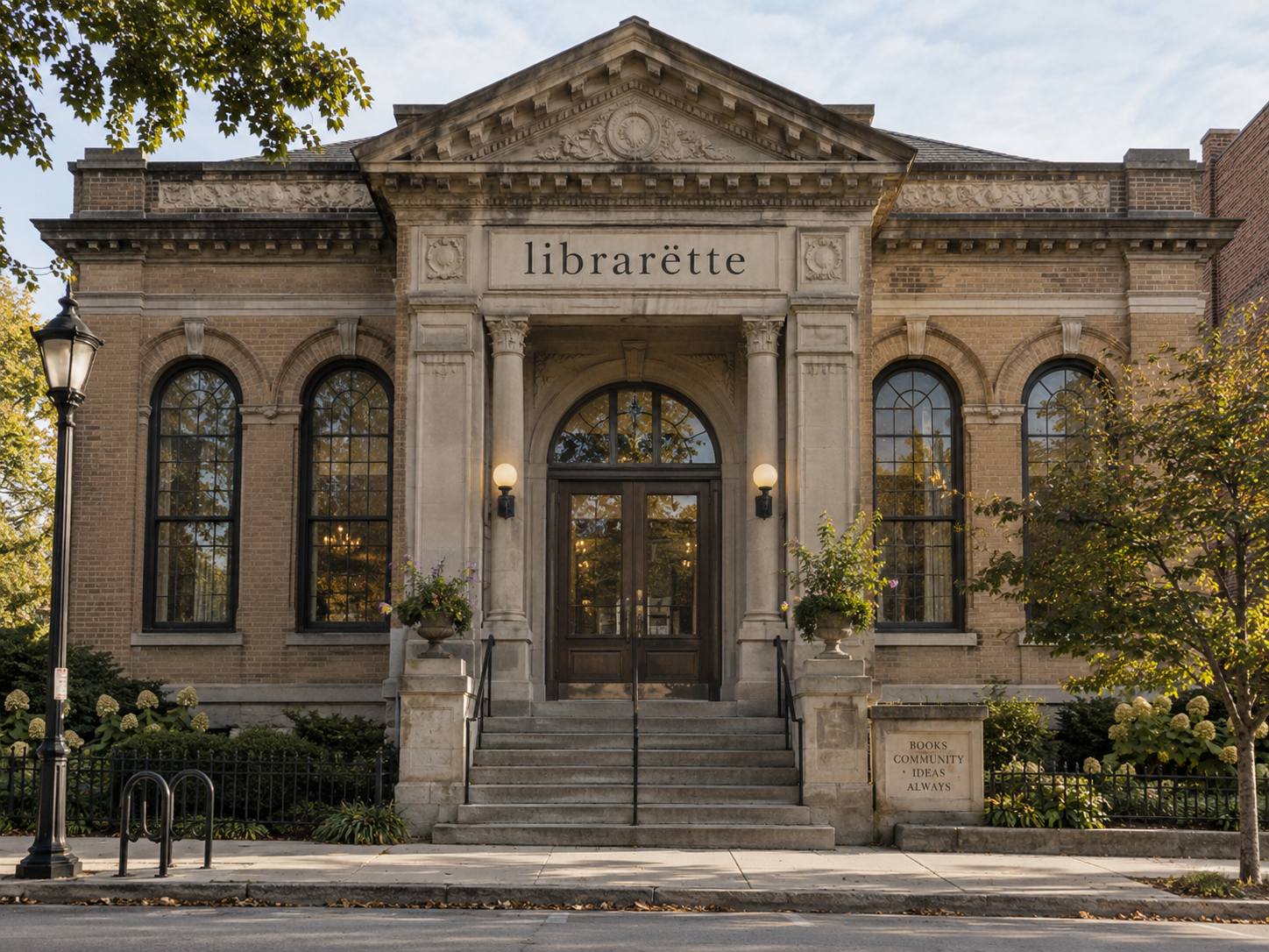 The entrance to librarëtte, a neighborhood library